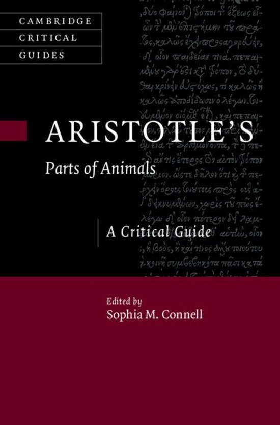 Cambridge Critical Guides - Aristotle's Parts of Animals - cover