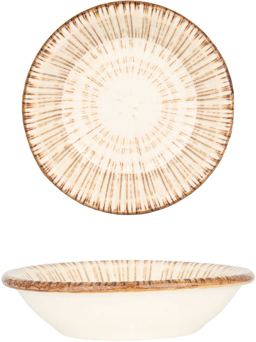 By Bone Serveerschaal - Legna - Porselein - 13 cm (150cc) - set van 2