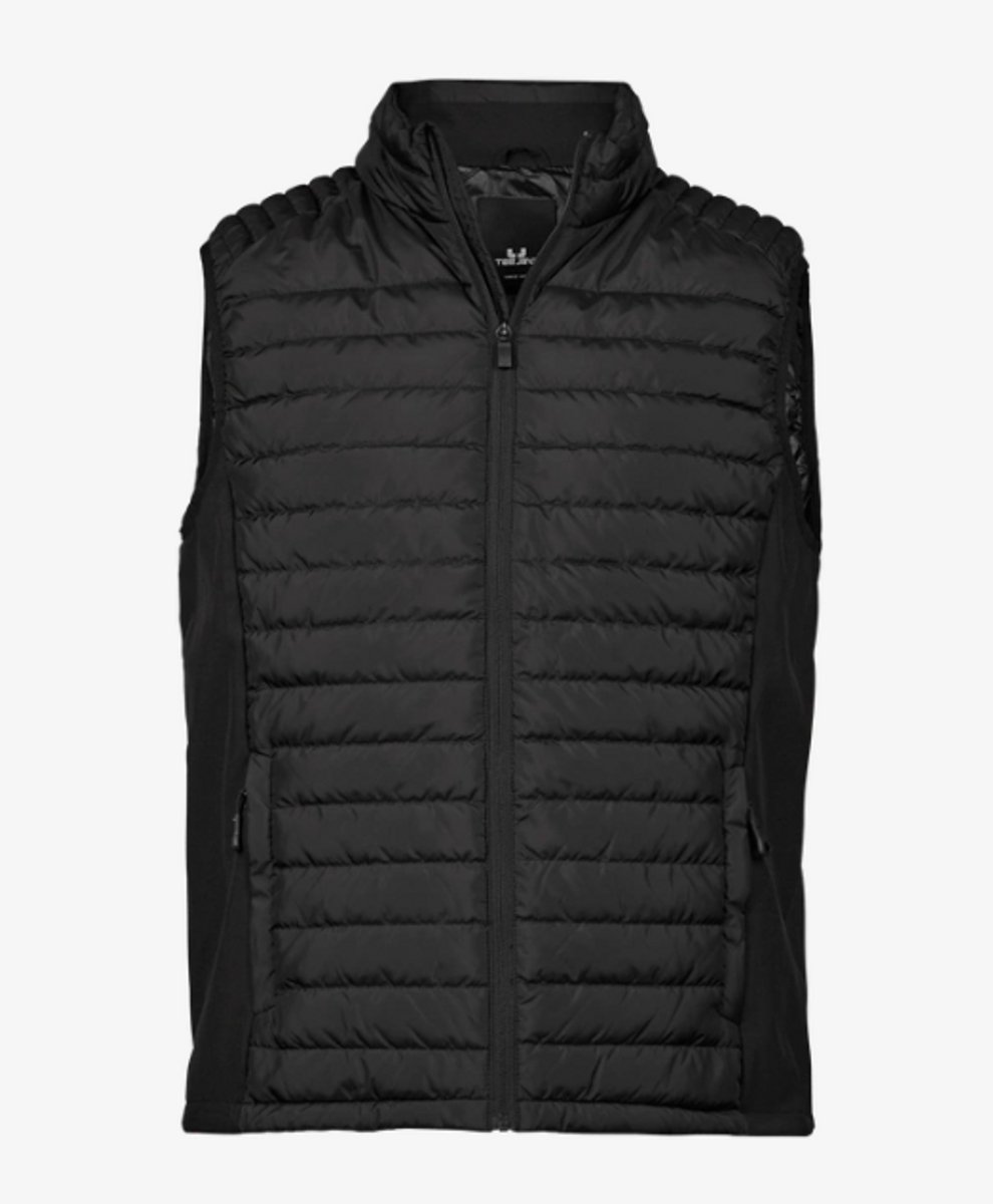 Tee Jays Men´s Crossover Bodywarmer TJ9624 - Black/Black - 3XL