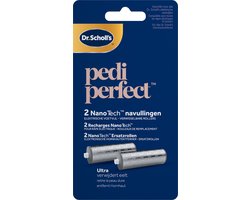 Dr.Scholl's Pedi Perfect NanoTech Voetvijl rollers - 2 Stuks (Ultra en Fijn) - Vervangingsrollers Elektische Eeltverwijderaar - Eeltvijl - Eeltrasp