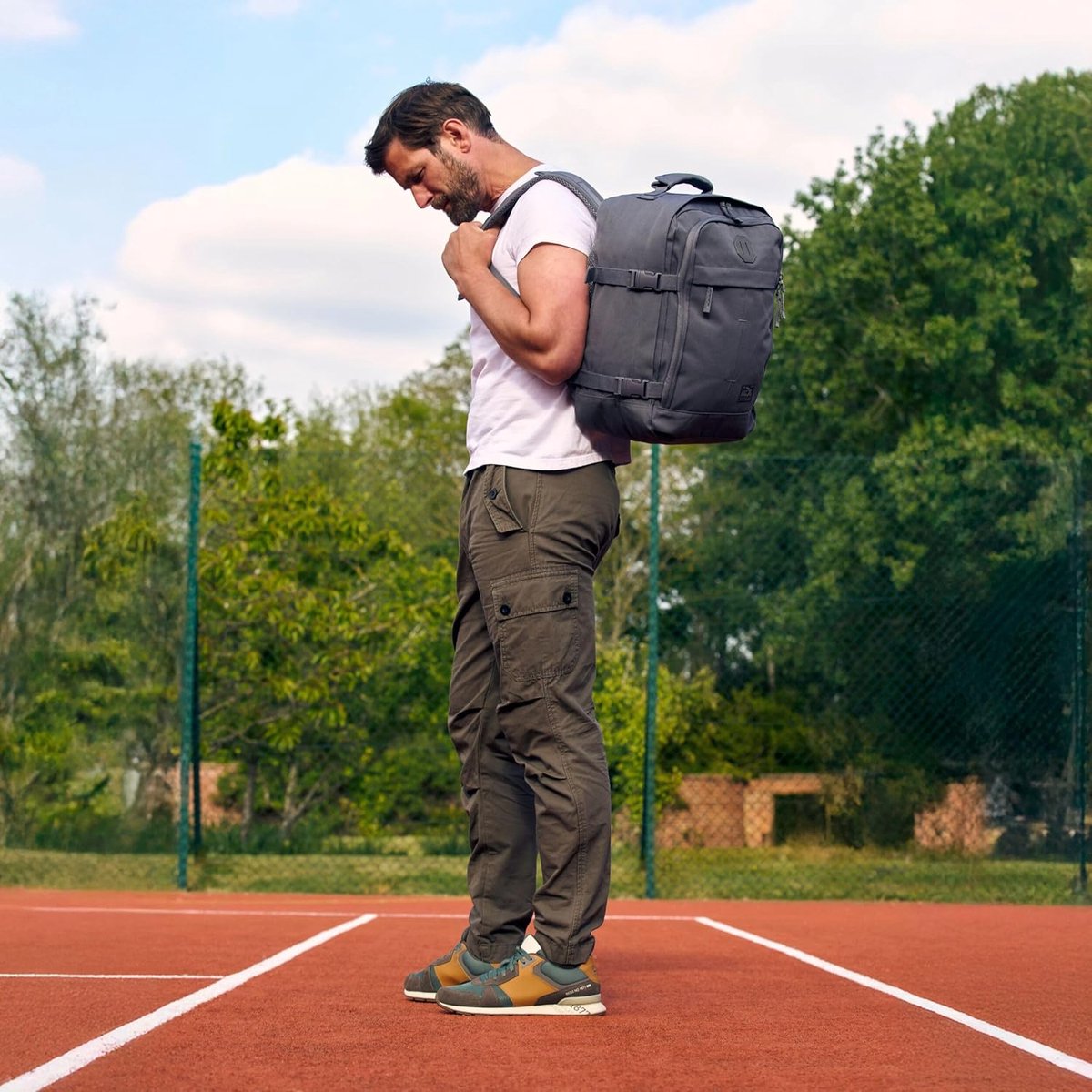 CabinMax Metz Reistas – Handbagage 24L Ryanair / Wizz Air – Rugzak Transavia – Schooltas - 40x30x20 cm – Compact Backpack – Lichtgewicht – Magma Grey – foto 5