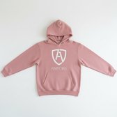 AMPORA - Hoodie Dames & Heren - Roze - 100% Katoen & Soft Fleece - Sporttrui