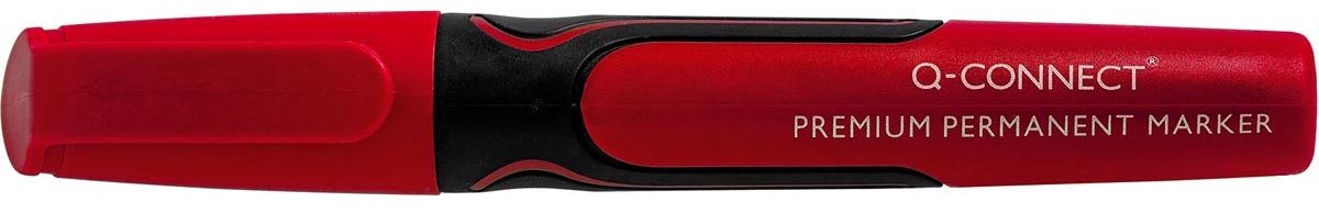 Q-CONNECT Premium permanent marker, 3 mm, ronde punt, rood 10 stuks