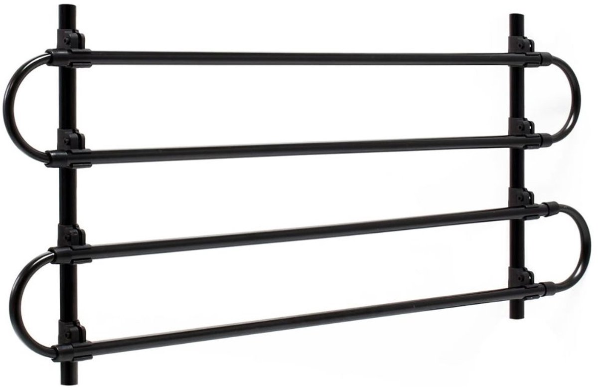 Aura® Hondenrek auto - Autorek Hond - Auto Afscheiding – Zwart - 83cm x 5cm x 40cm