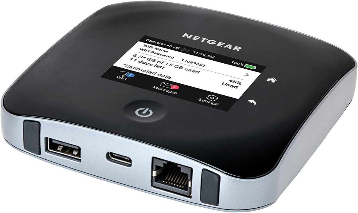 NETGEAR Nighthawk M2 MR2100 - Mifi Router - 4G+ - WiFi 5
