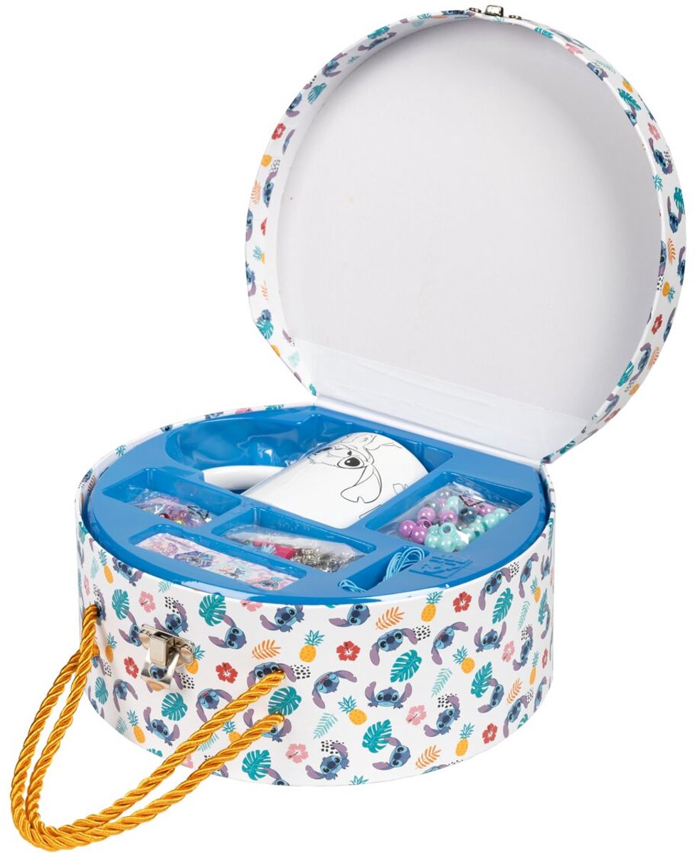 Disney Stitch knutsel koffertje armbandjes maken en mok beschilderen - Totum cadeautip knutselen vanaf 4 jaar - creatief speelgoed jongens en meisjes vanaf 4 jaar — afbeelding 6