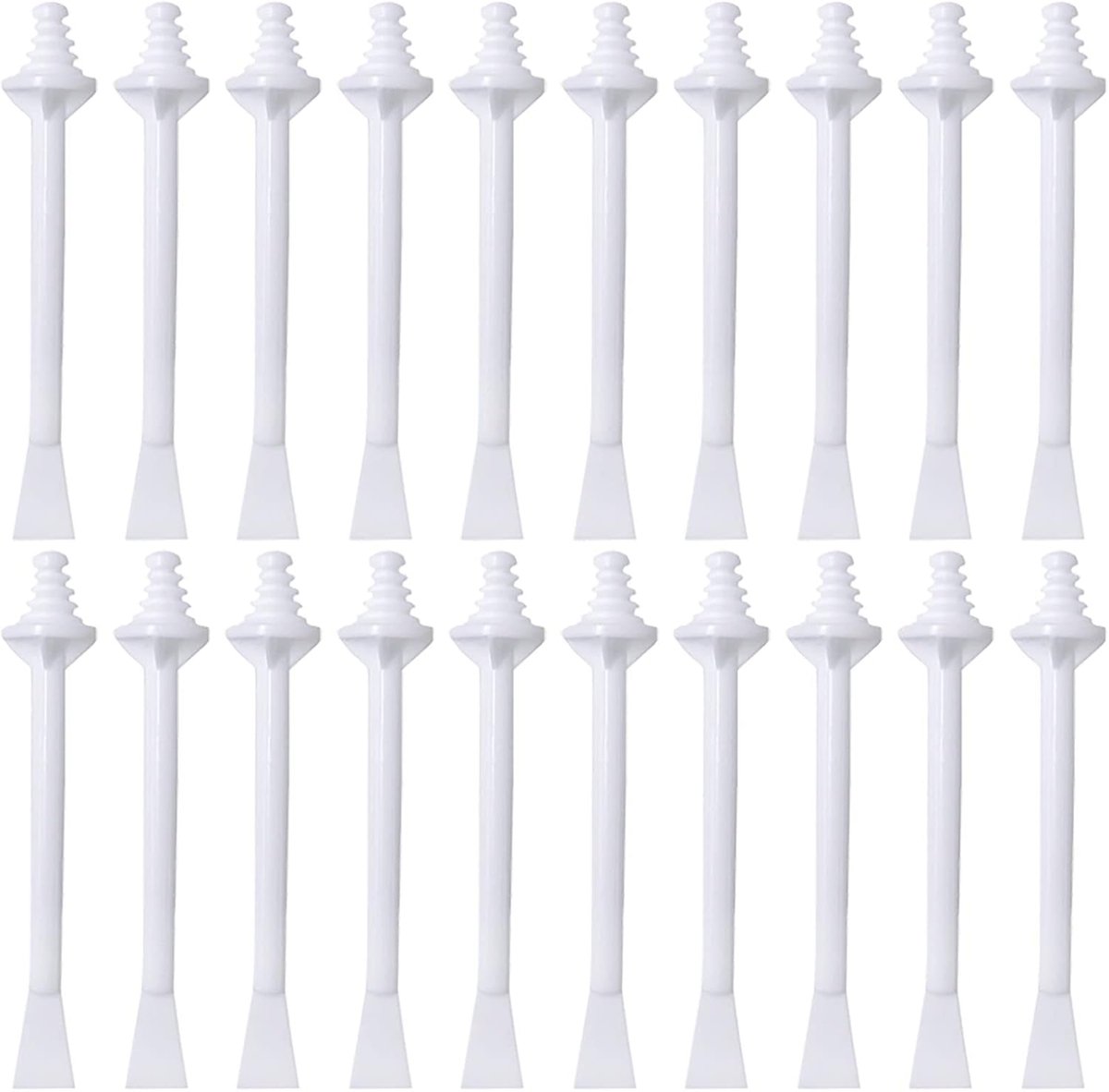 Neuswax Applicatoren - Dubbelzijdige Staafjes - Neusreiniging - Hygiënisch Verwijderen - 20 Stuks