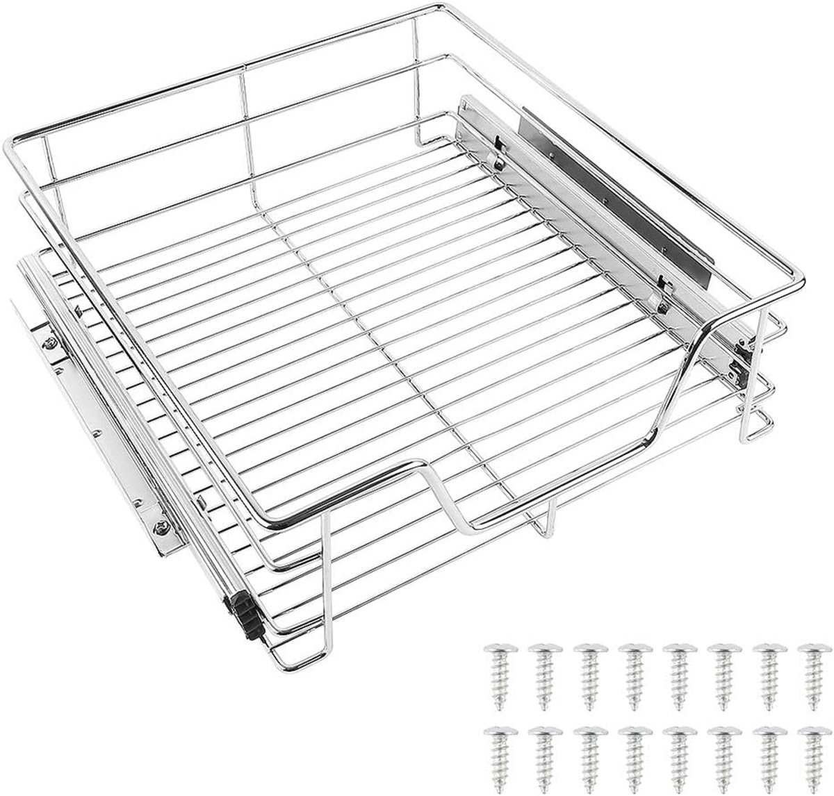 Uittrekbare Lade - Keuken Organizer - Kast Indelen - Inclusief Geleidingsrails - 50 cm Breed