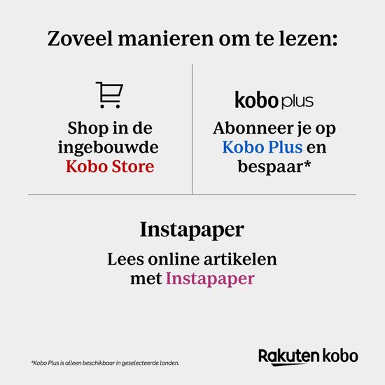Kobo Clara Colour - E-reader - 6 inch kleurenscherm - 16GB - Luisterboeken - Zwart