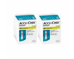 Accu-Chek Instant Teststrips - 100 stuks Accu chek - Het testen duurt 5 seconden - Hoeveelheid bloed 0.6µl
