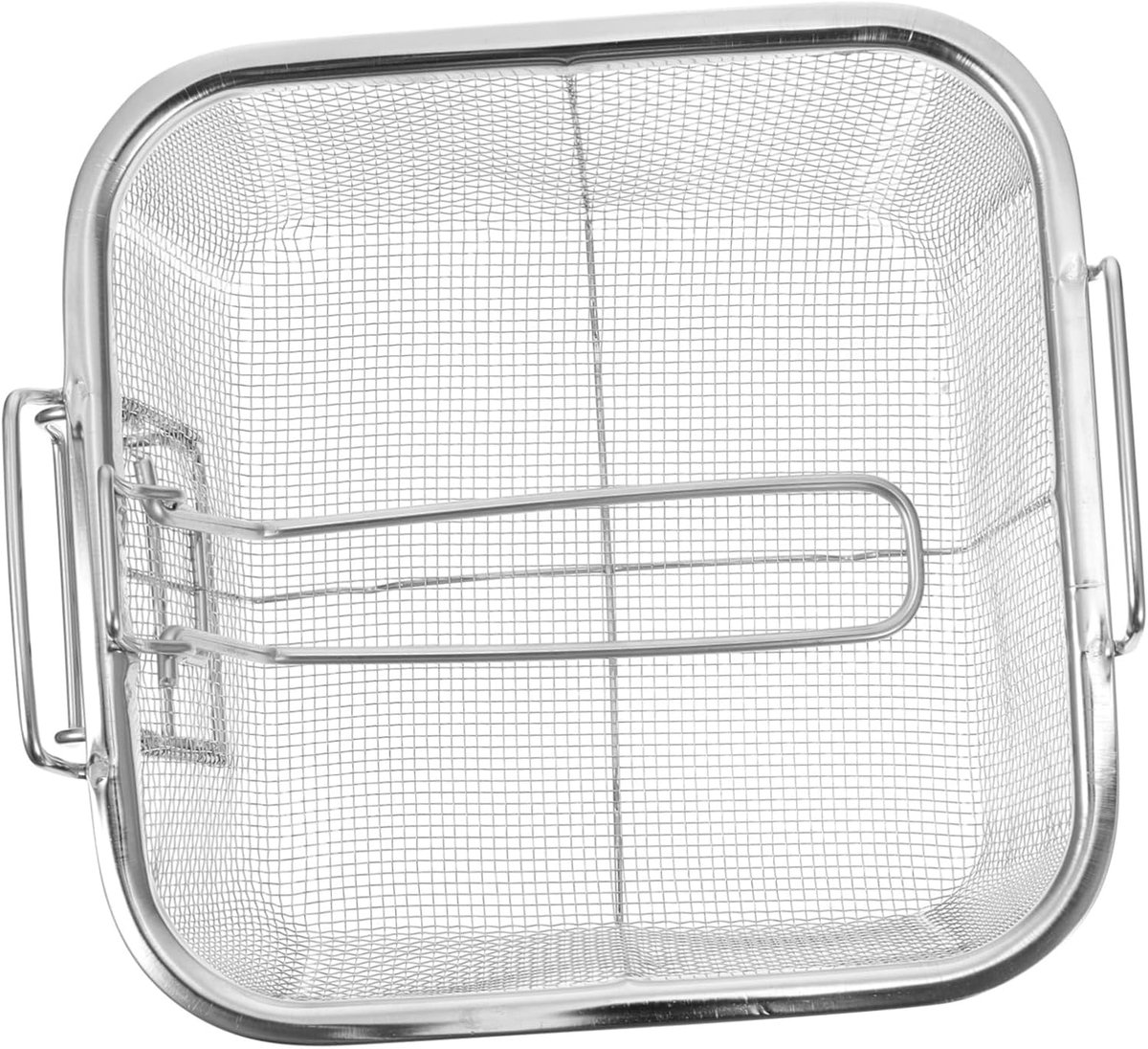 Frituurmand - Keukenmand Zeef - Eten Bereiden - Vierkante Vorm - 32.7 cm