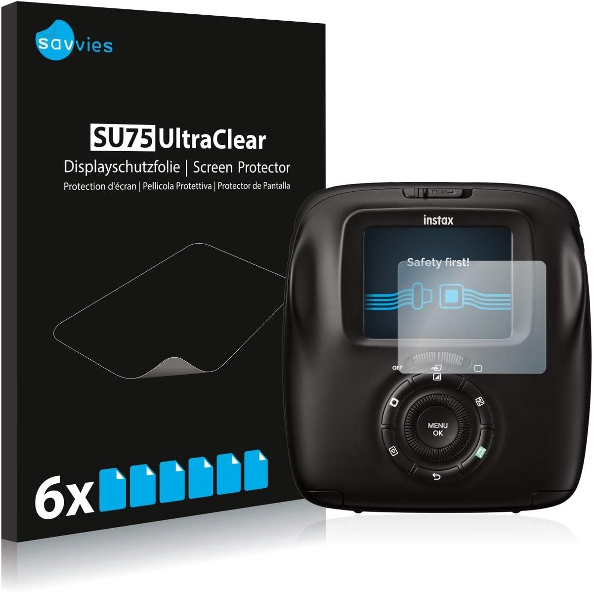 Schermbeschermers - Display folie - Camera bescherming - Op maat gemaakt - 6 Stuks - Transparant