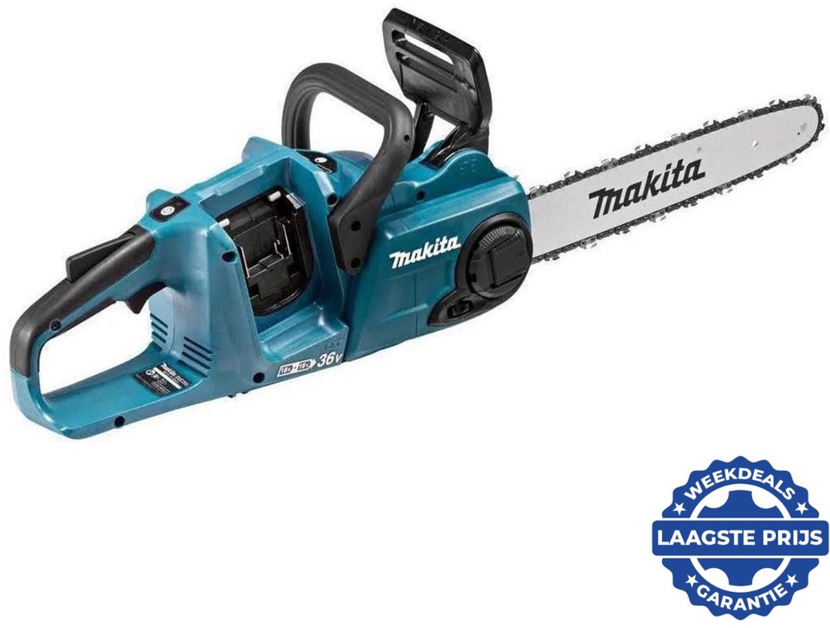 Makita DUC353Z - 2x18V Accu-Kettingzaag - 35 cm Zaagblad - Zonder Accu/Lader – foto 2