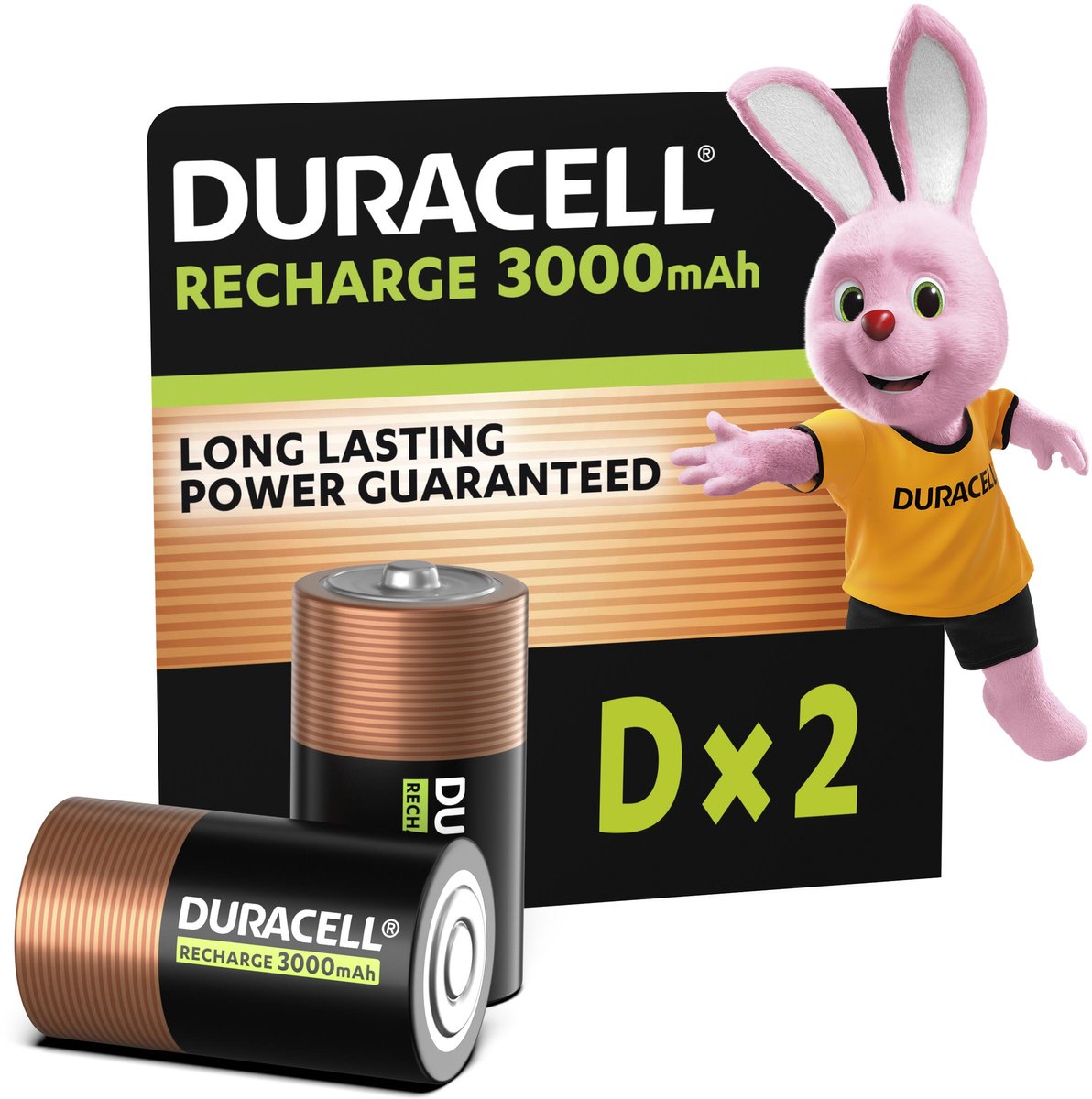 Duracell Rechargeable D 2.200mAh batterijen, verpakking van 2