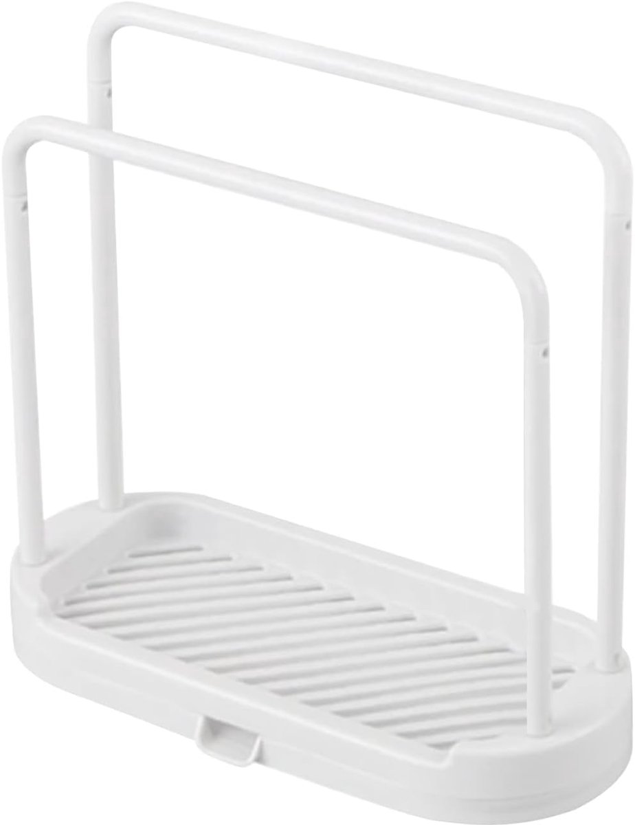Keuken Organizer - Gootsteen Houder - Aanrecht Opbergen - Snelle Drogen - 25 x 15 cm - Wit