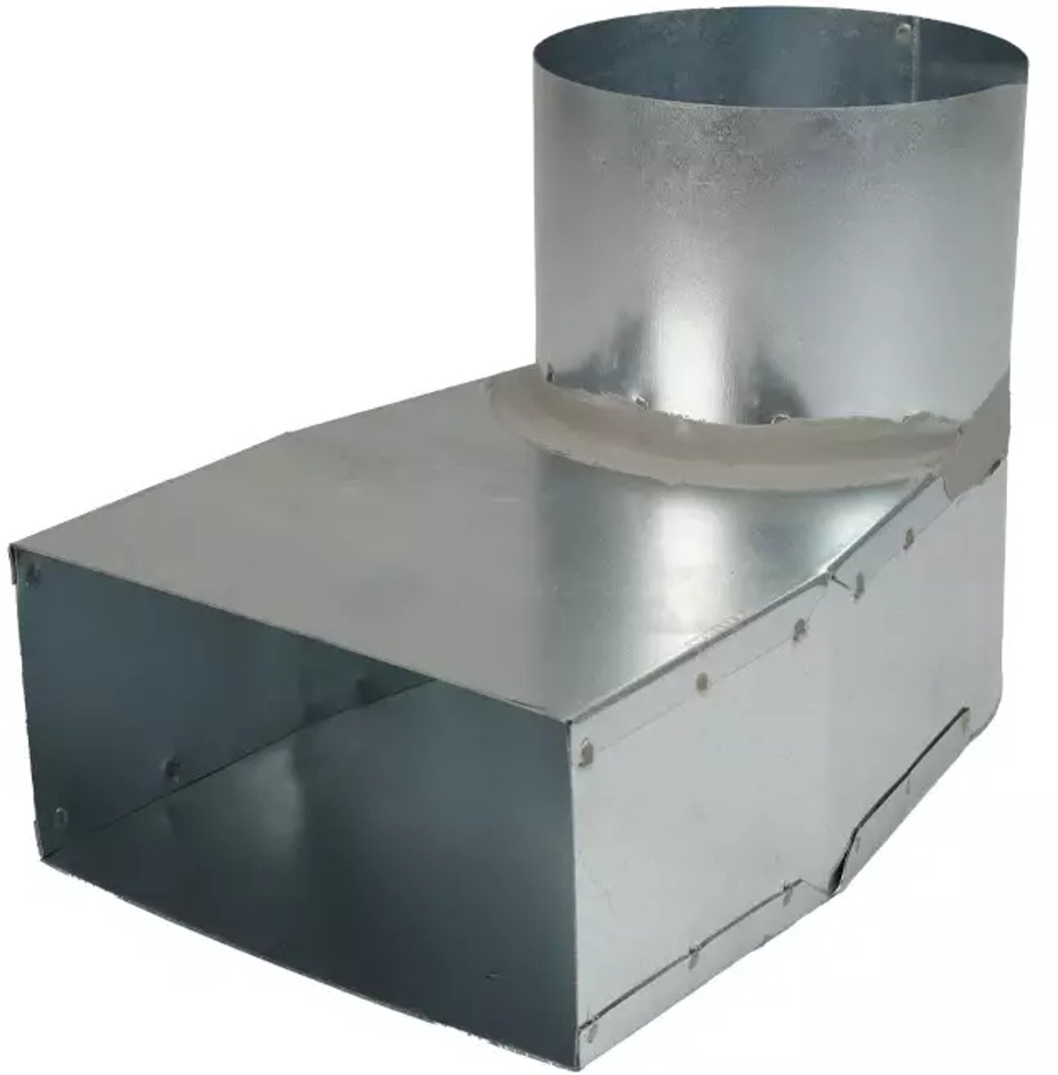 Lepe hoekstuk 170mm x 80mm naar Ã˜ 160mm