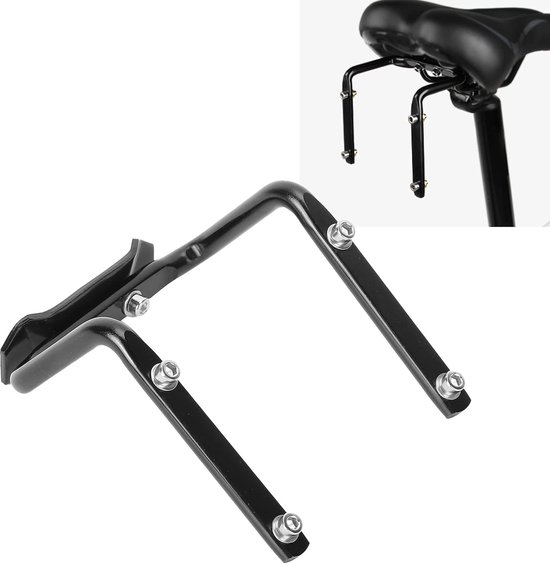 Dubbele Bidonhouder Adapter - Flessenhouder Extender - Fietsen Lange Afstand - Aluminium Legering Materiaal - 15x12x11 cm - Zwart — afbeelding 2