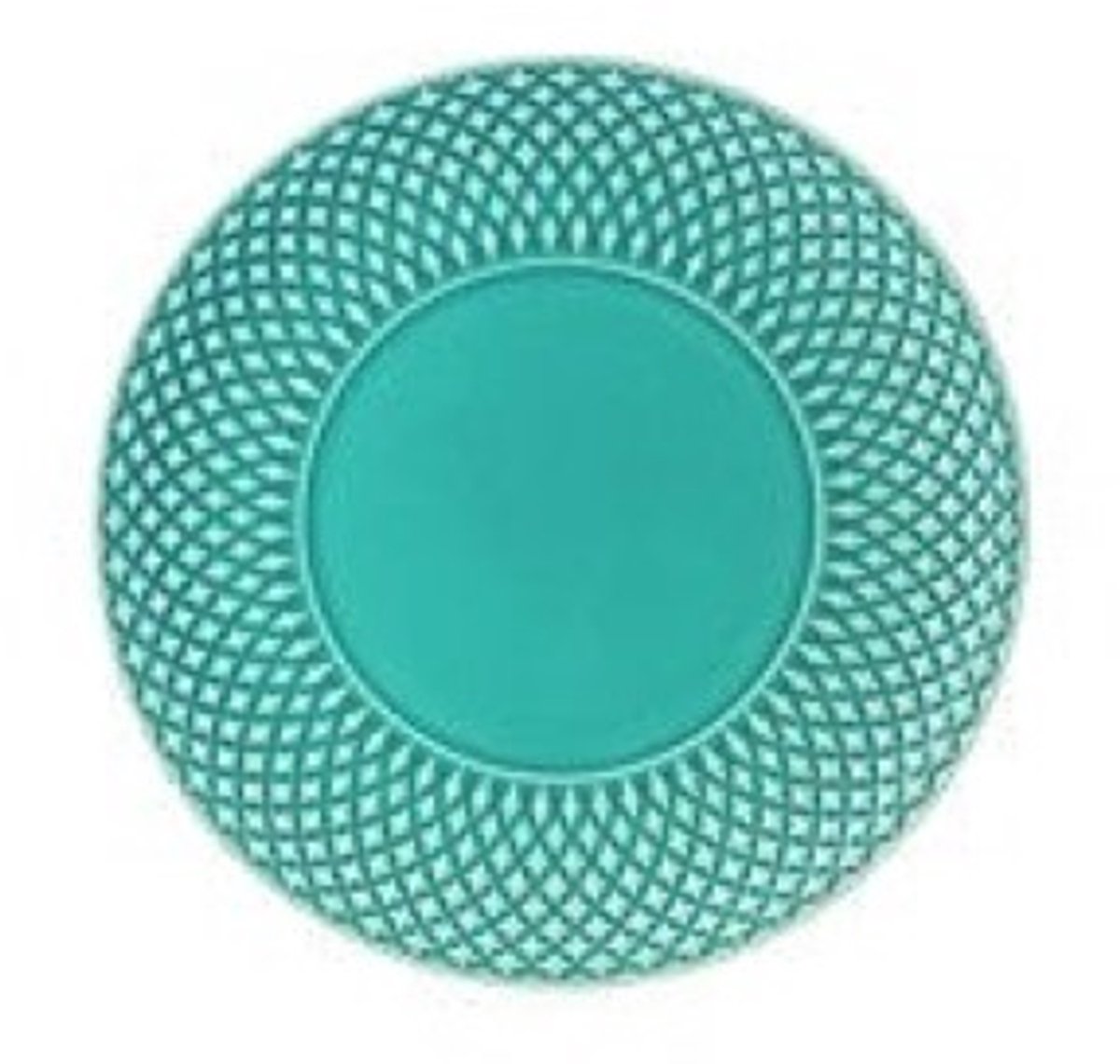 VIER Borden Bicos Mint - Bordallo Pinheiro gebaksbord - side dish - broodbordje - amusebord -