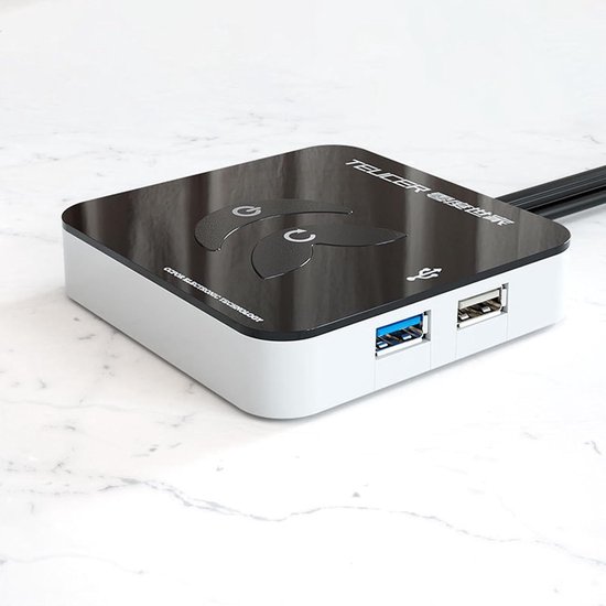Desktop Aan/Uit Knop - Externe PC Start - Snel Computer Starten - USB 3.0 Interface - 8 cm Diameter - Zwart van Merkloos — afbeelding 4