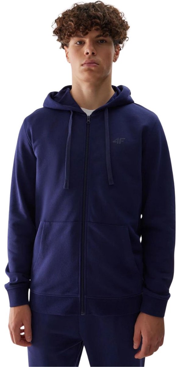 4F Sweater Heren Donkerblauw - Maat L