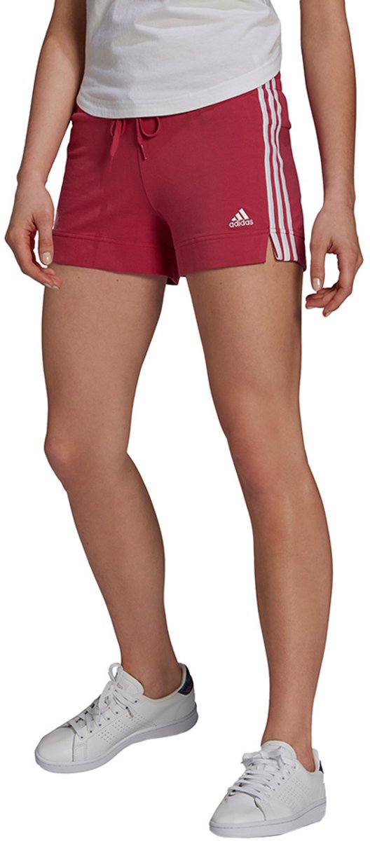 adidas Short Dames Essentials Slim Short Bordeauxrood
