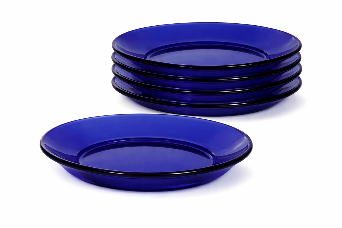 Diep bord Lys Saphir Blauw 19,5 cm