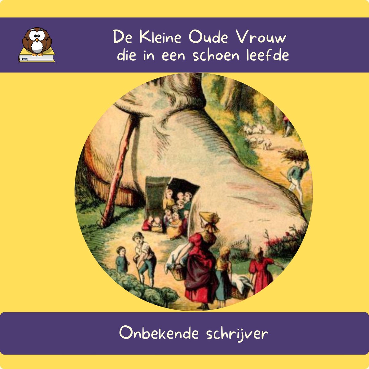 De Kleine Oude Vrouw Die In Een Schoen Leefde