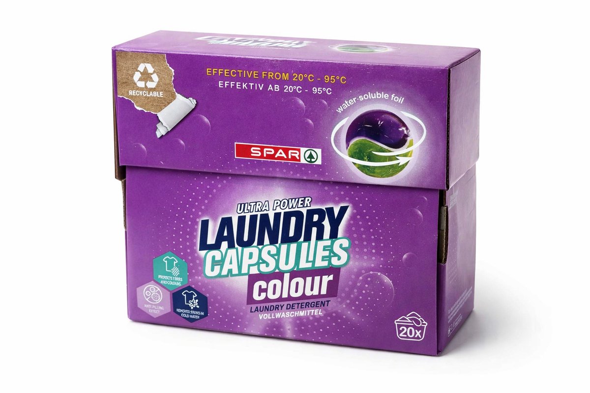 Waspods Laundry Colour 8x doos / 160 stuks AANBIEDING