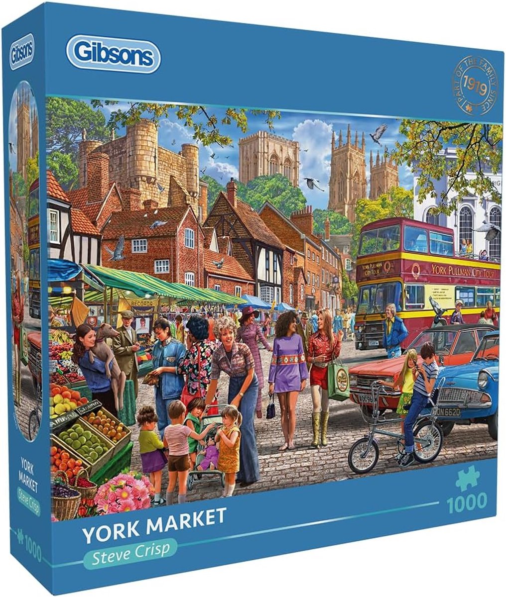 Legpuzzel 1000 Stukjes - Volwassen Puzzel - Ontspannende Hobby - Gerecycled Karton - 68 x 49 cm - Kleurrijk