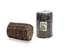 Beeztees Wilgentunnel met Hooi - Knaagdierensnack - M - 25x16 cm
