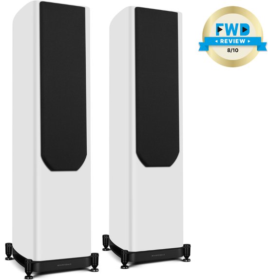 Wharfedale EVO 5.4 Vloerstaande Speakers - Hifi Stereo Set - Passieve Speaker - 3-Weg Luidsprekers - Wit van Merkloos — afbeelding 2