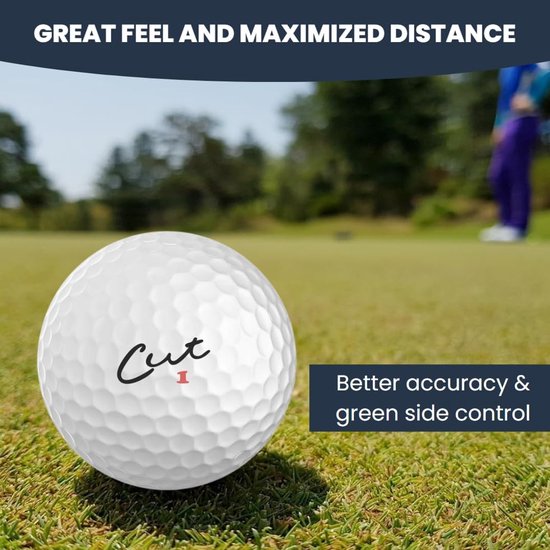Golfballen - Urethaan Ballen - Golf Driving - 4-delige Constructie - 12 Stuks - Wit — afbeelding 5