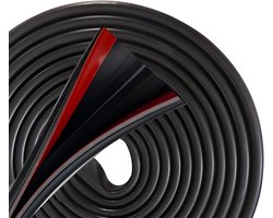 Rubber Edge Banding - Zelfklevende Rubber Sealer Strip - U-vormige Ring Strip voor Deur Randbescherming - Raamafdichting - Metaalplaten - Glaspanelen - Kunststof Afwerkingen en Meubels