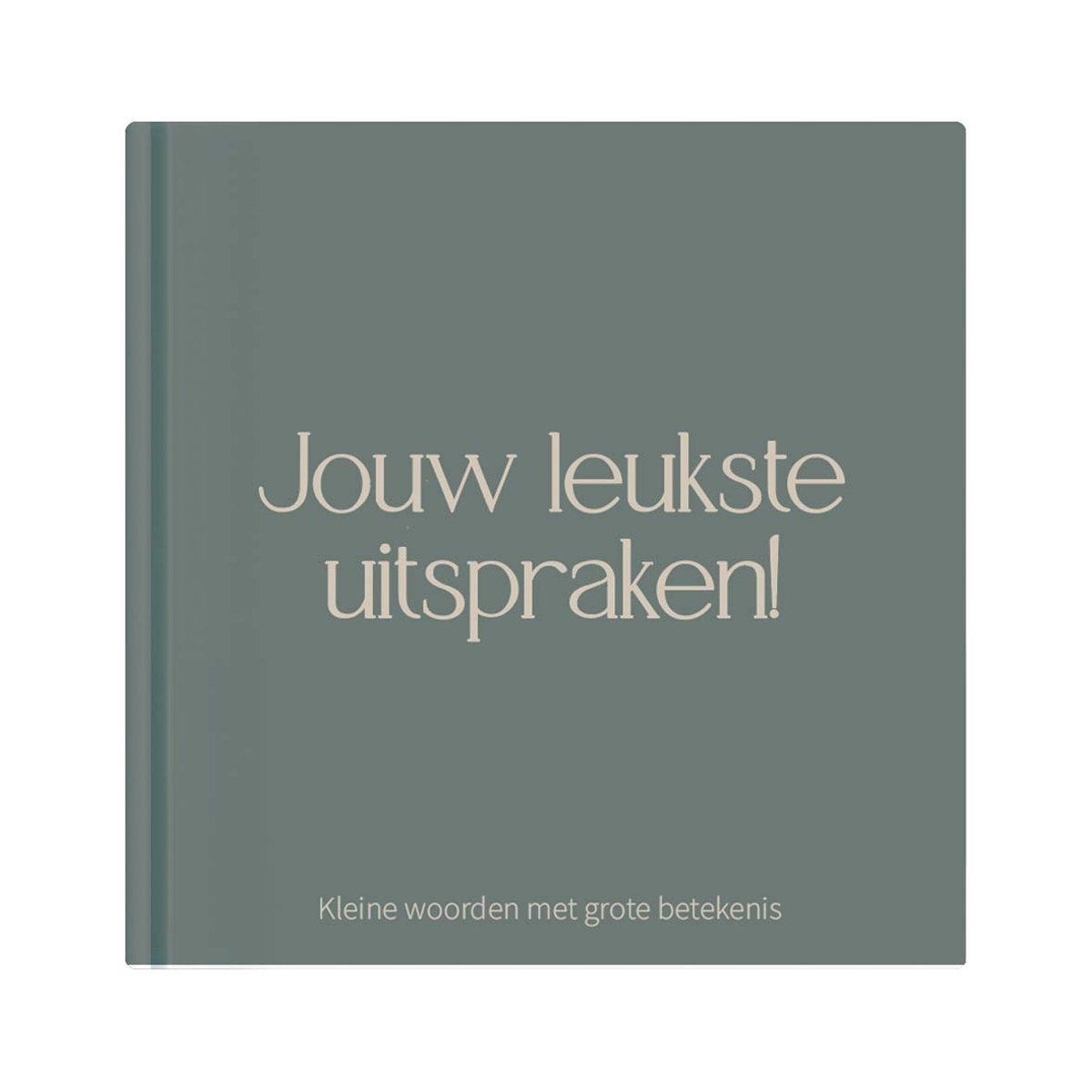 Writemoments Uitsprakenboekje kinderen - Jouw leukste uitspraken - Eerste woordjes