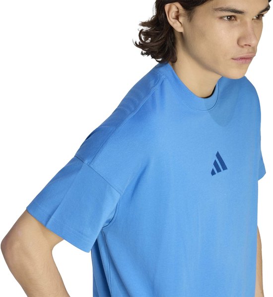 ADIDAS - m a szn t - Sport t-shirt korte mouw heren - Blauw van Adidas — afbeelding 3