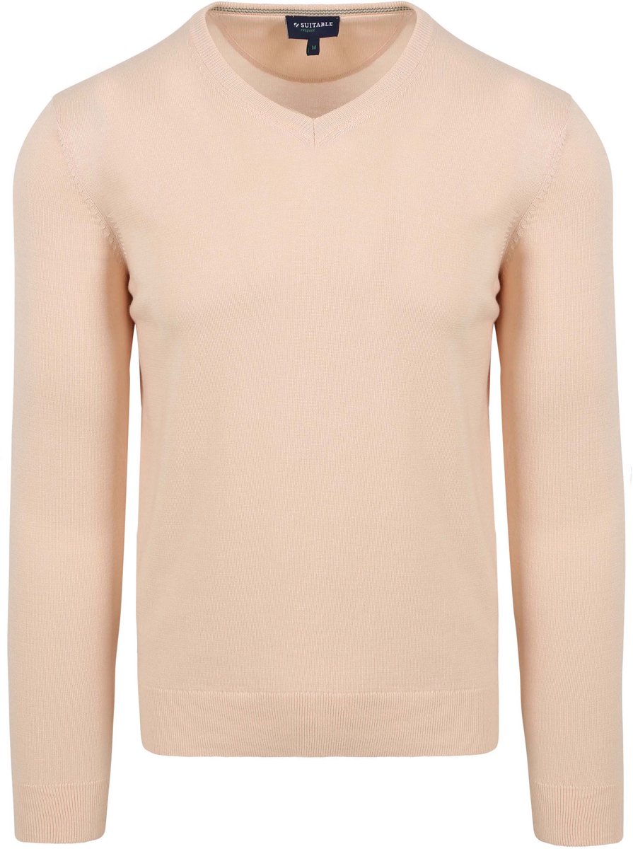 Suitable Respect Vinir Pullover Lichtroze - Maat XL - Heren
