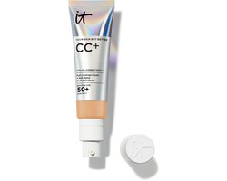 IT Cosmetics Your Skin But Better CC+ Cream SPF50 Foundation - Anti-Aging & Hydraterend - Natuurlijke finish - Medium Tan - 32ml