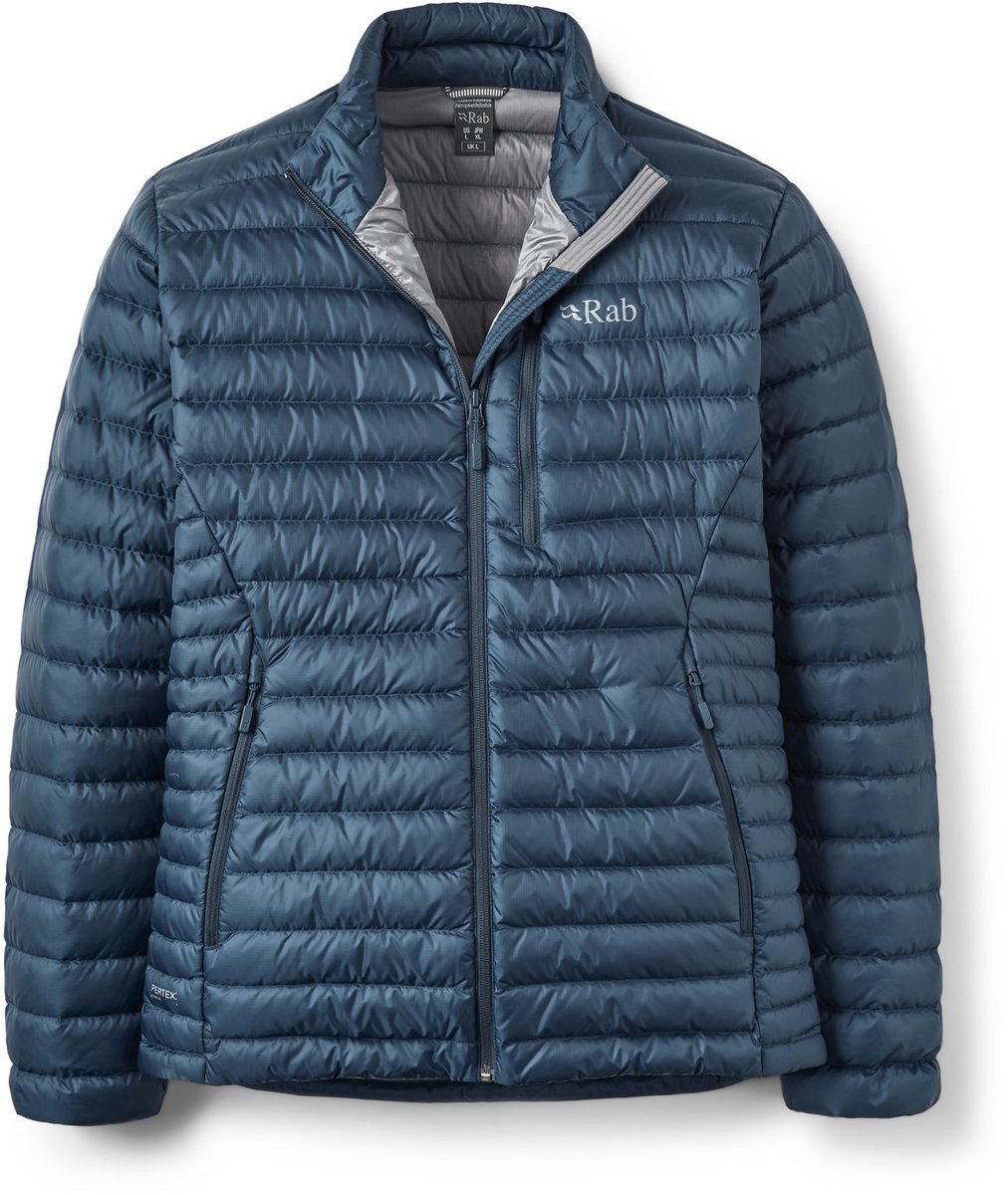 Rab Microlight Jacket – Wintersport Jassen Winterjassen Blauw