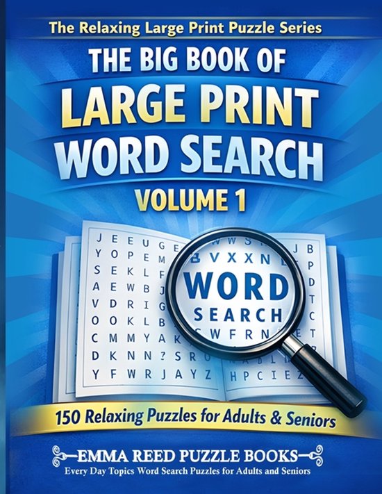 The Big Book of Large Print Word Search- Everyday Topics Wor ... - cover