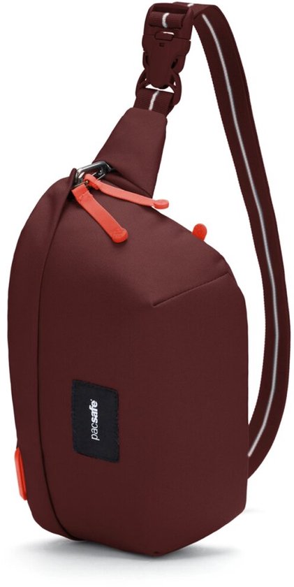 pacsafe Sac en bandoulière Sac banane Go Sling Pack Garnet Red Bordeaux