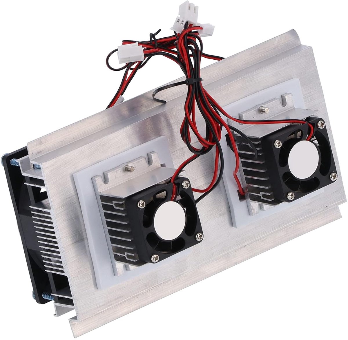 Radiator Koeler - Dubbele Ventilator - Systeem Koeling - Efficiënte Warmteafvoer - 120W 12V