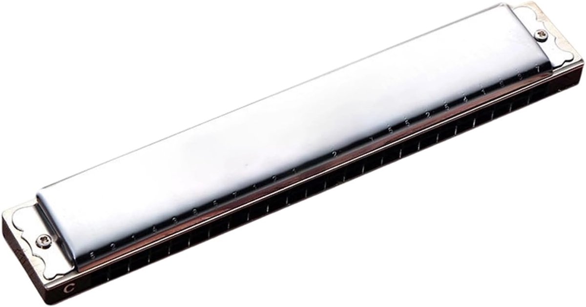 Mondharmonica - 24 Gats Instrument - Muziek Maken - Stabiele Resonantie - 178 x 28 mm - A#