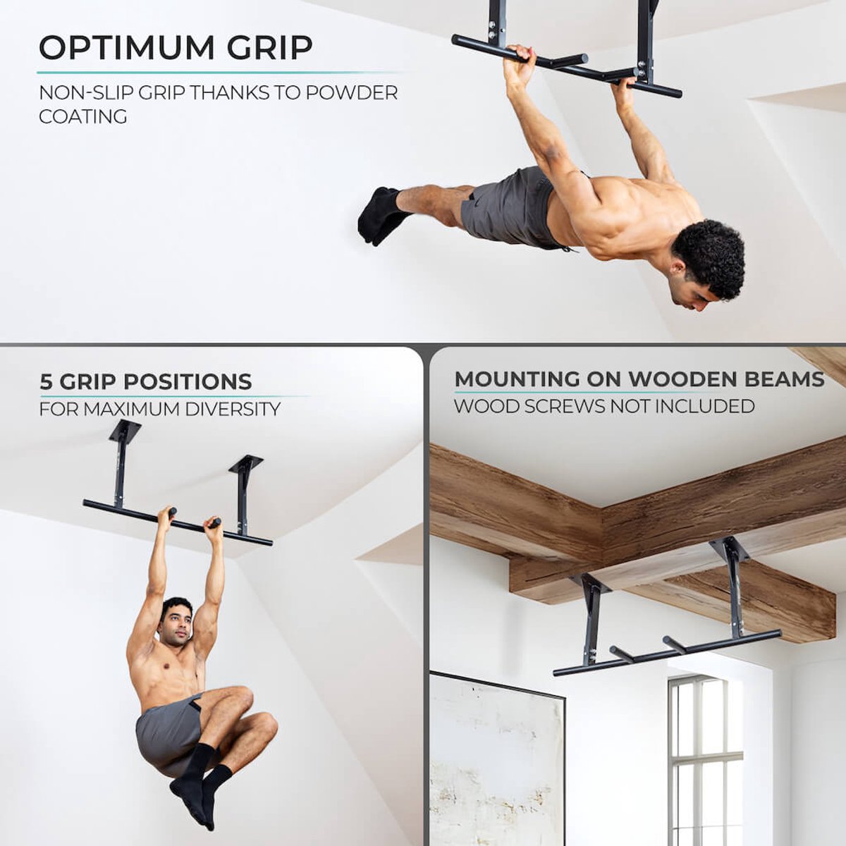 PULLUP & DIP Steel - Optrekstang Plafondmontage thumbnail 6