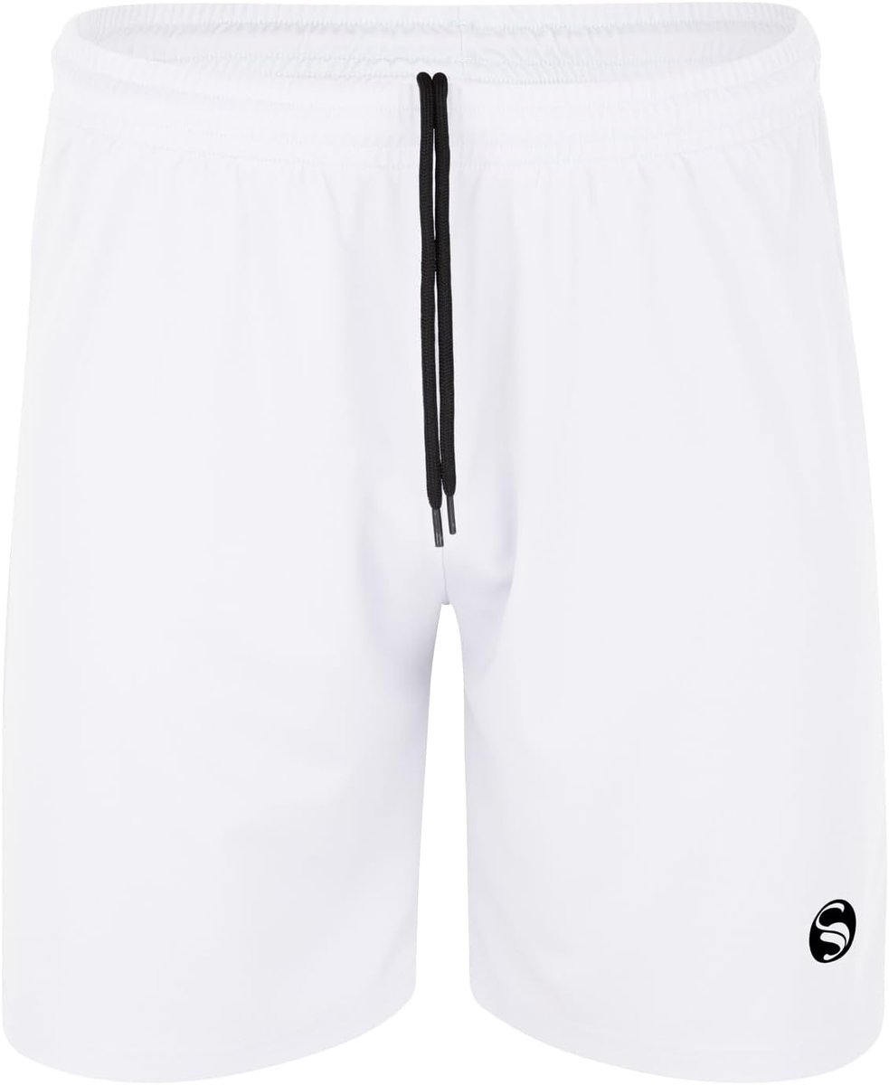 Sportshort Basic - Sportbroek Heren - Sporten en Trainen - Lichtgewicht Materiaal - Maat XL - Wit