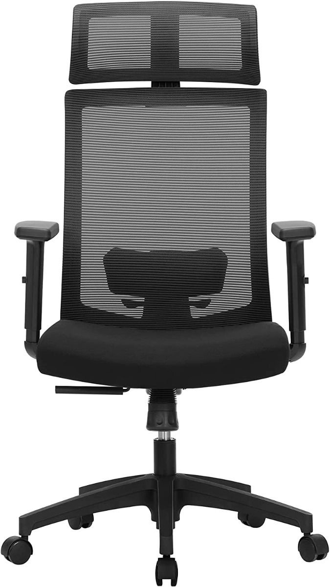 Bureaustoel - Zwart - Ergonomisch ontwerp - Nylon