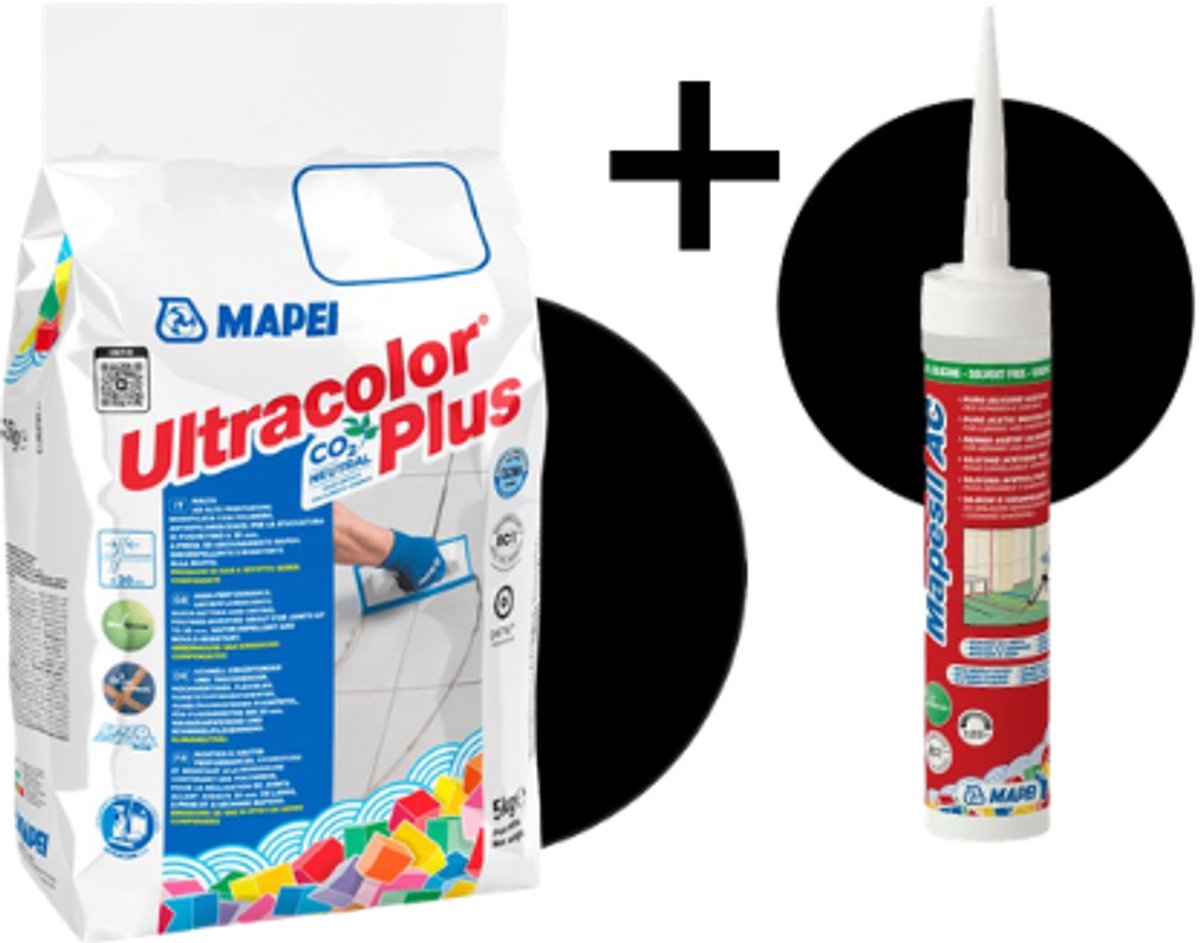 Combipakket Mapei Ultracolor Plus kleurcode 120 + siliconen kit kleurcode 120