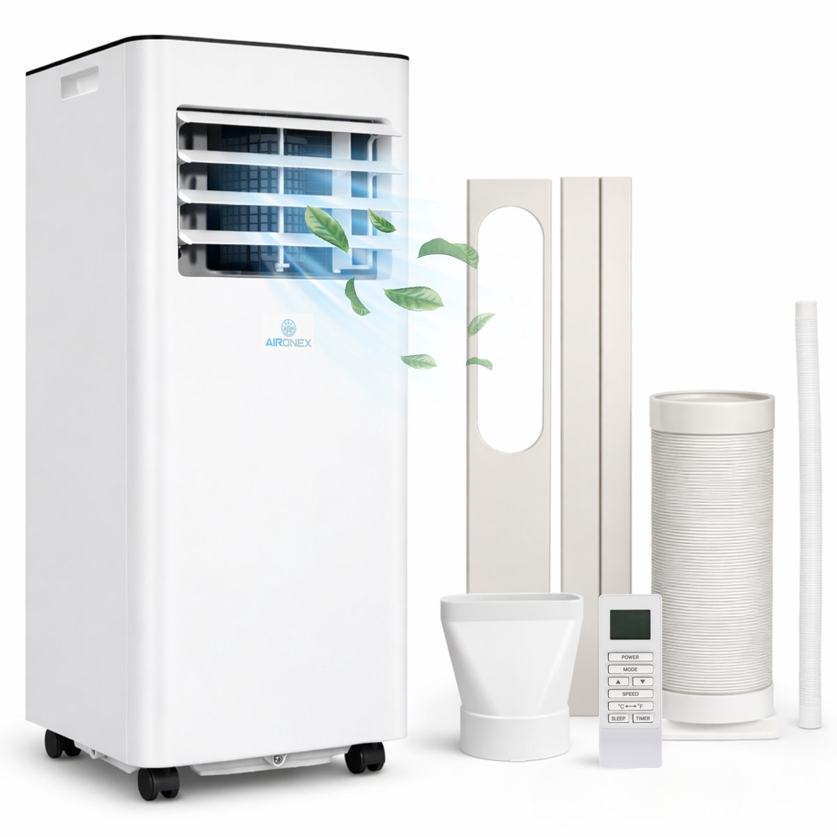 Aironex Mobiele Airco 7000 BTU met App en Afstandsbediening - Aironex - €289,00