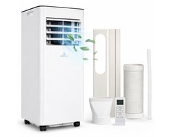 Aironex Mobiele Airco 7000 BTU - Airconditioner Wit - Airco met Raamafdichting - Stille Airconditioning met Afstandsbediening - Mobiele Airco voor Slaapkamer, Woonkamer, Kantoor