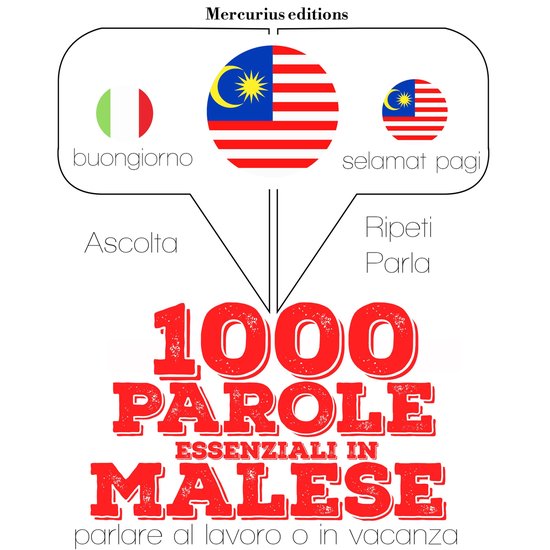 1000 parole essenziali in malese - cover