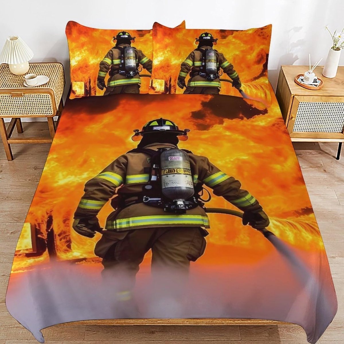 Dekbedovertrek Set - Beddengoed Met Kussenslopen - Slaapkamer Decoratie - Kreukvrij & Adem